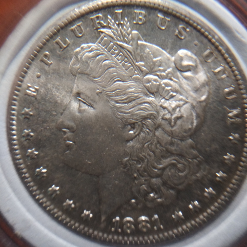 1881s Morgan silver dollor